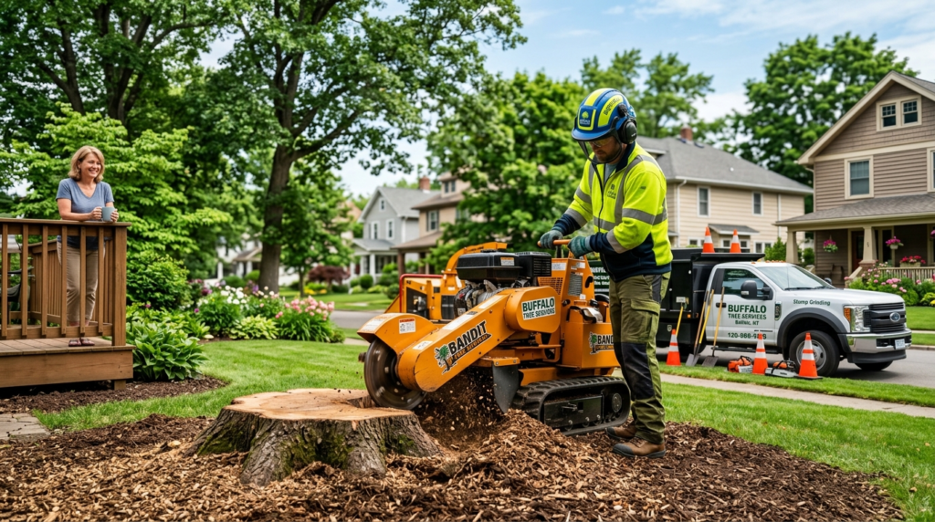 Stump grinding